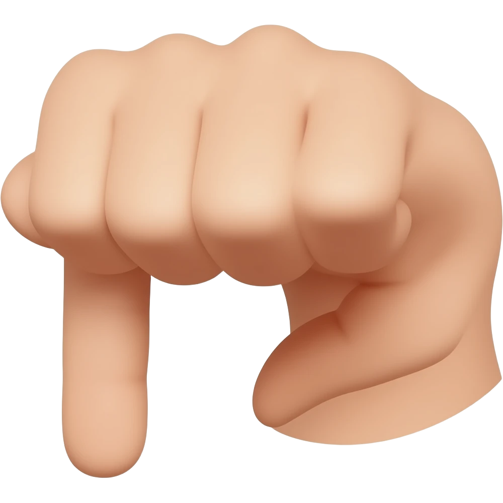 Index and middle finger facing down emoji
