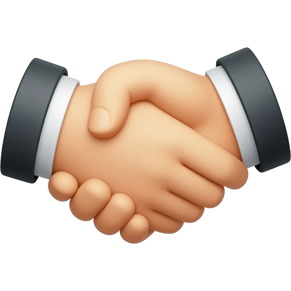 hand shake emoji