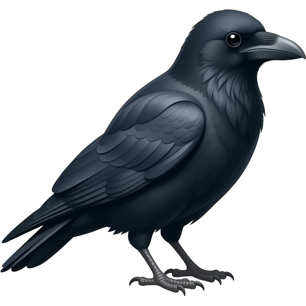 Crow emoji