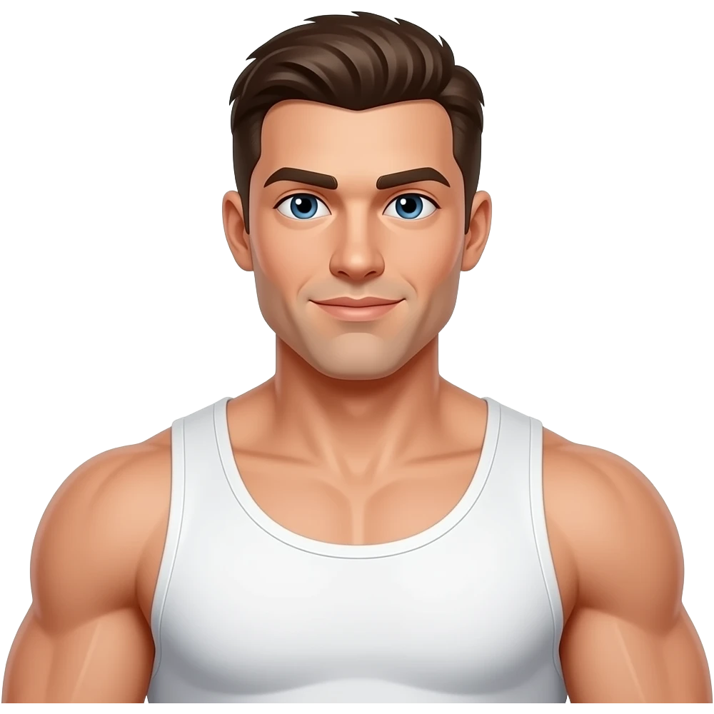 MUSSLE MAN emoji