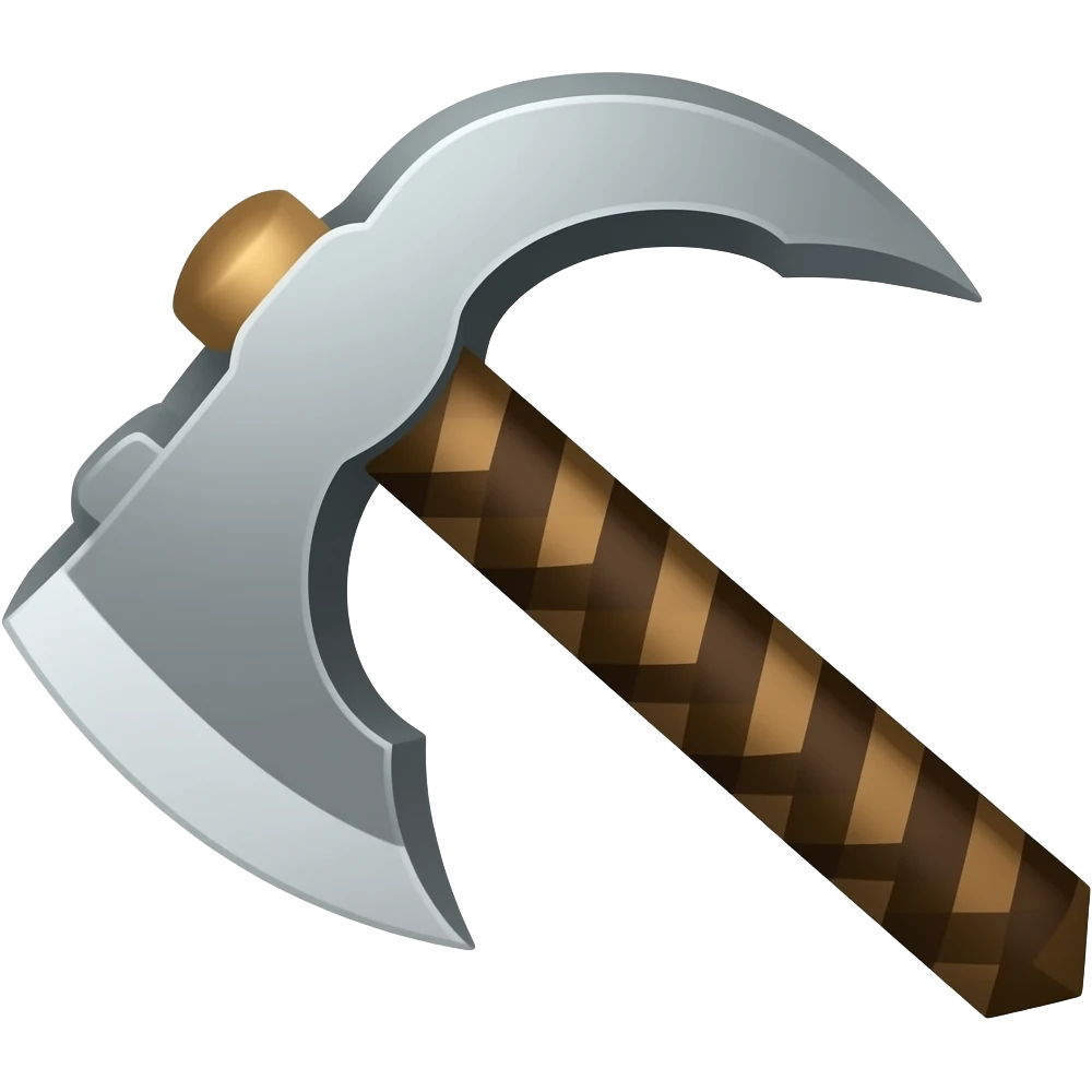 pickaxe minecraft emoji