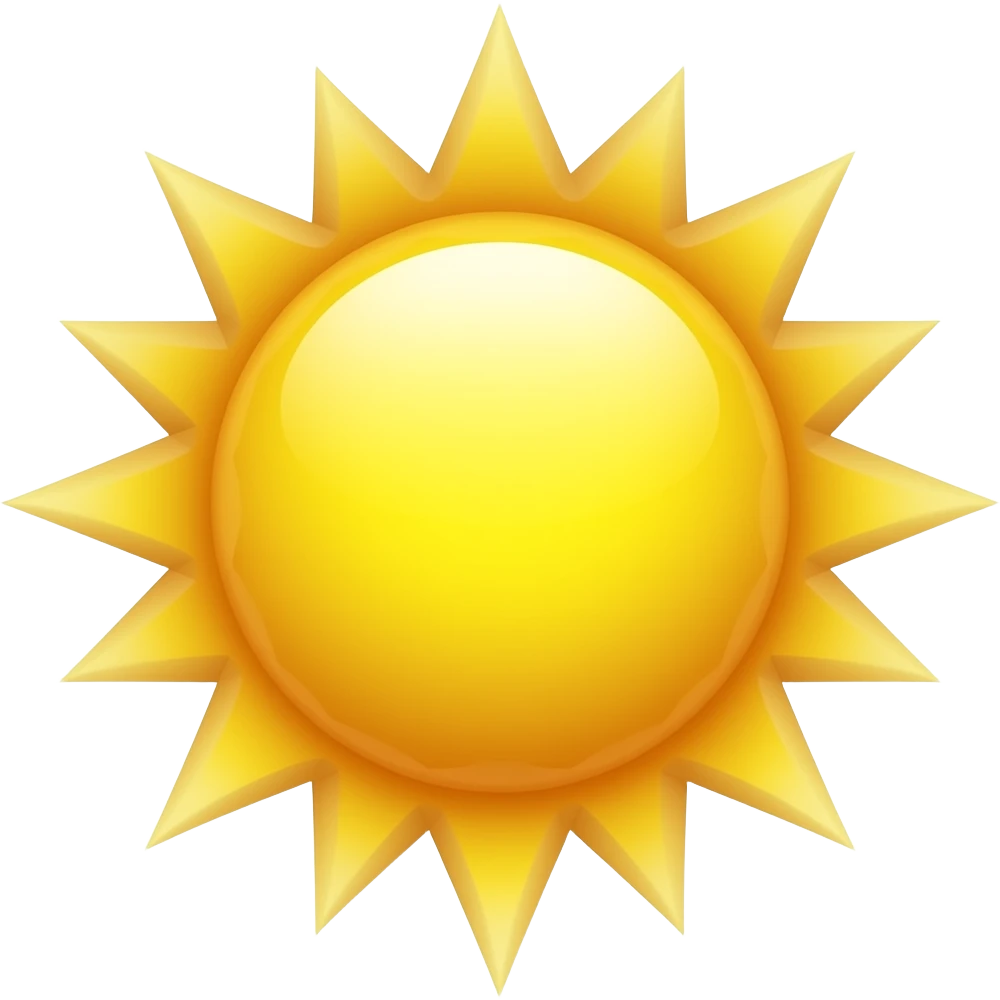 Sun emoji