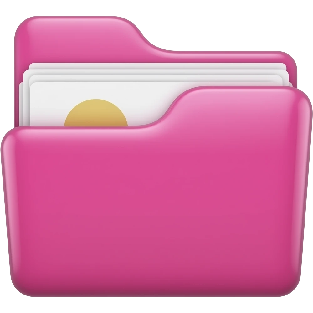 粉色文件夹 emoji