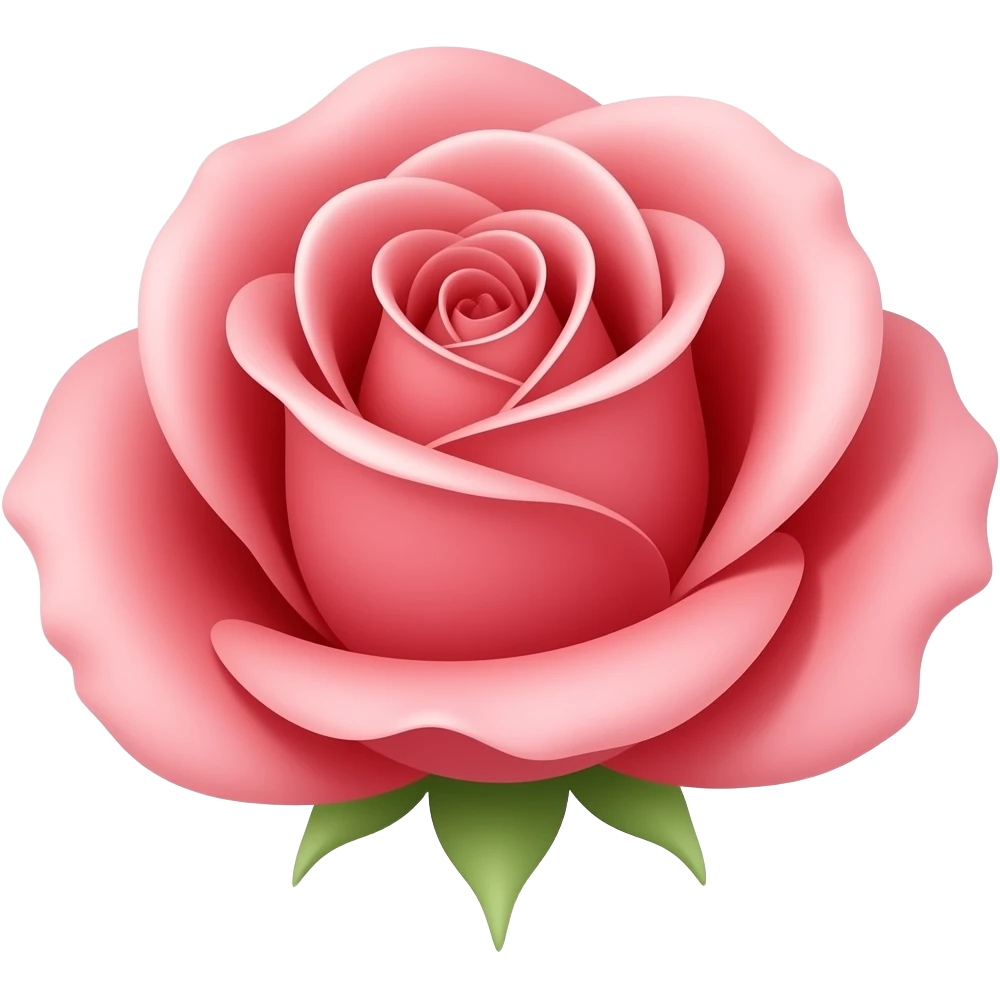 vintage rose emoji