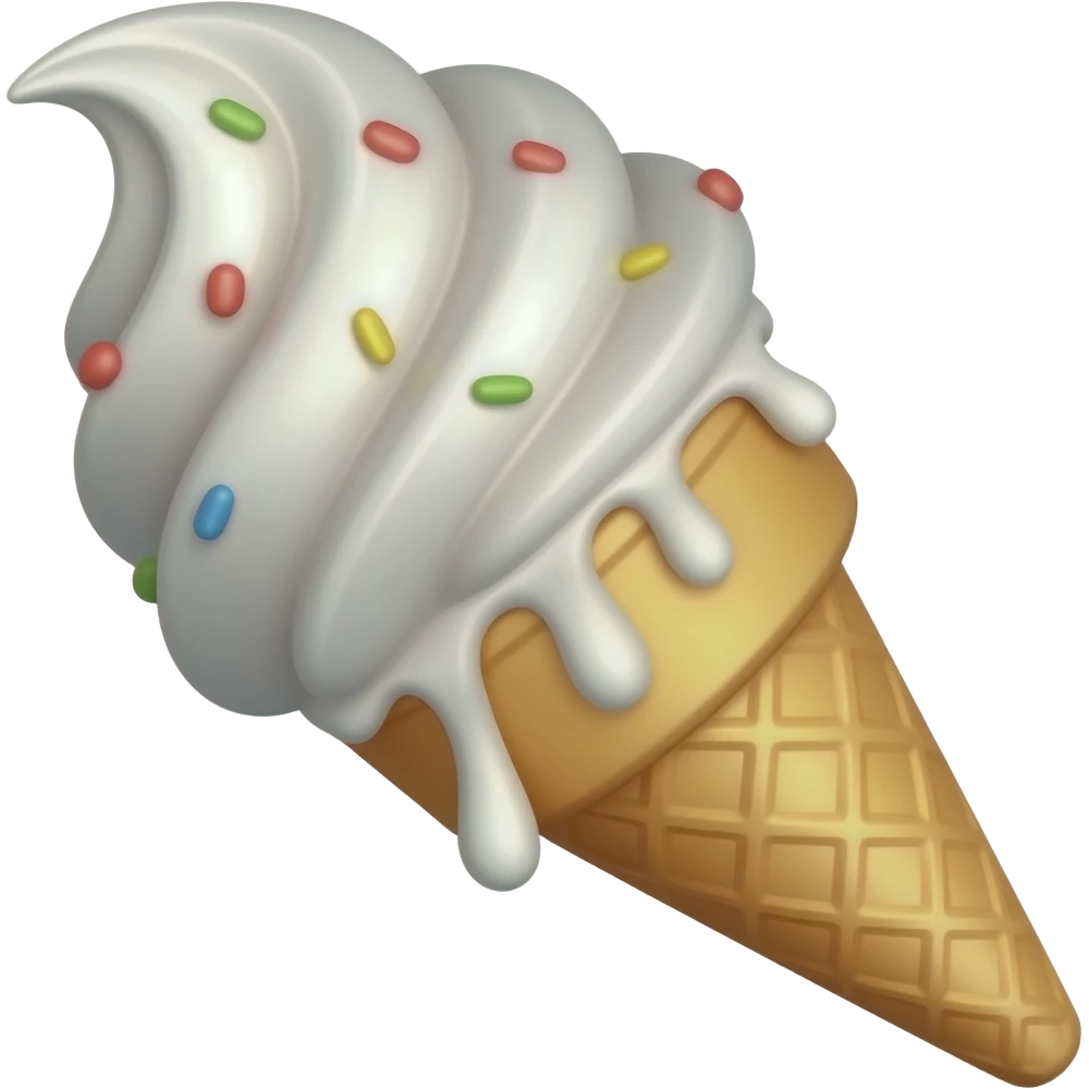 Ice cream emoji