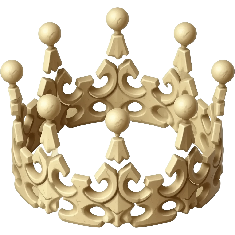 crown made with bone emoji