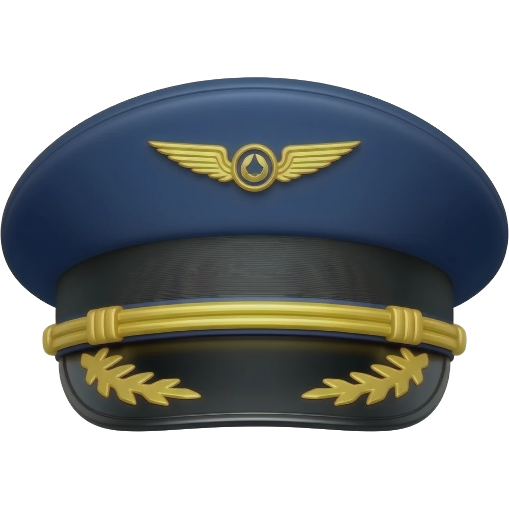 pilot cap emoji