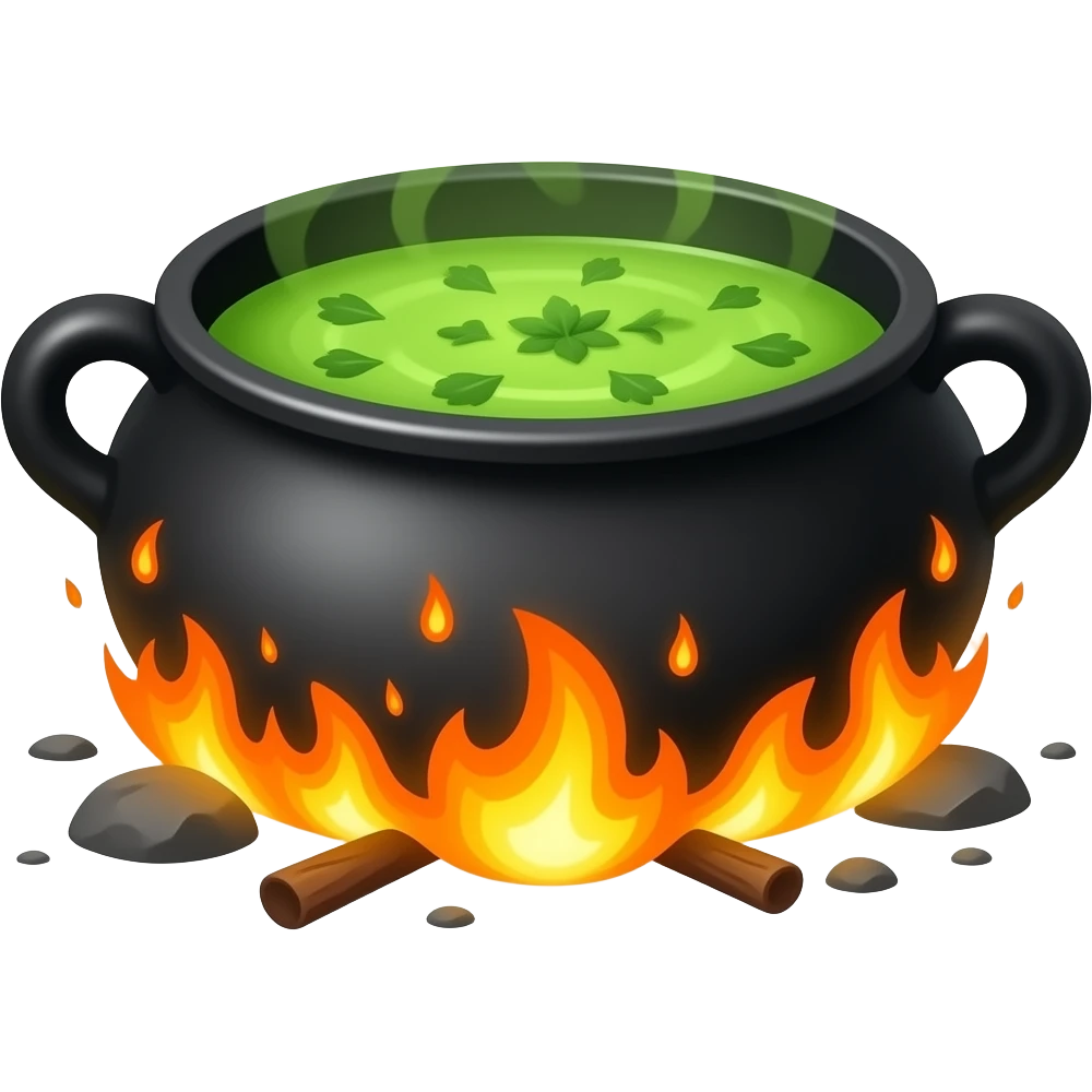 Witch soup emoji
