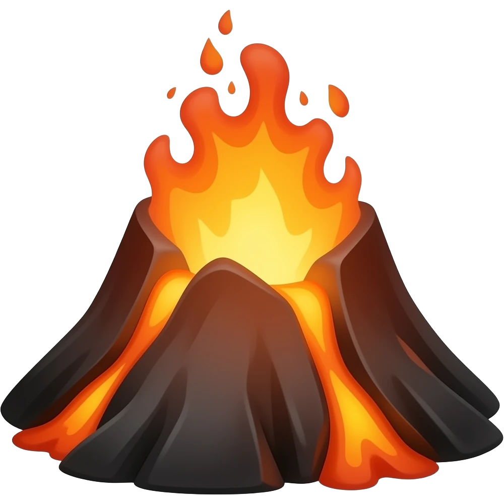 molten (just) lava emoji