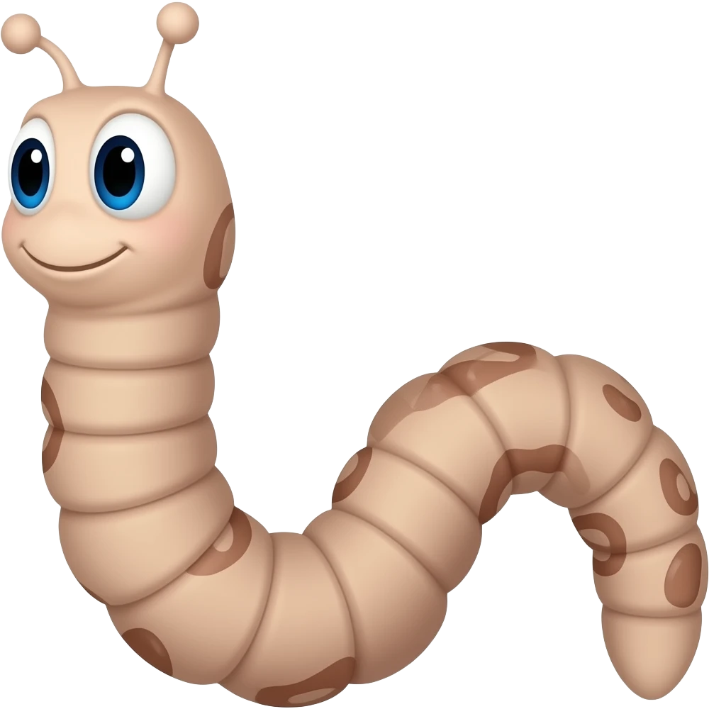 worm emoji