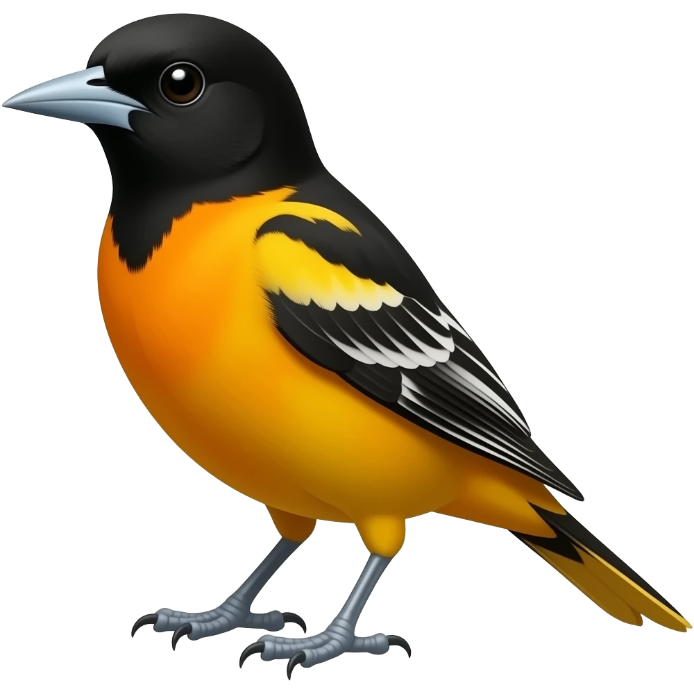 Baltimore oriole emoji