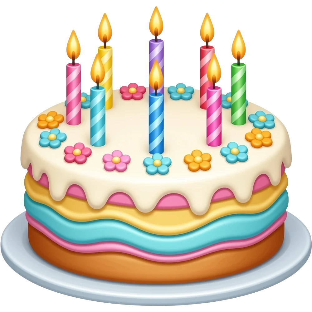 birthday cake emoji