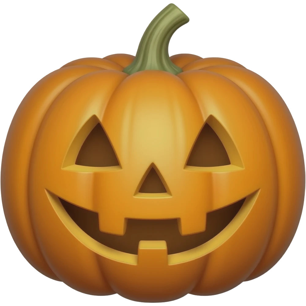 Pumpkin face emoji