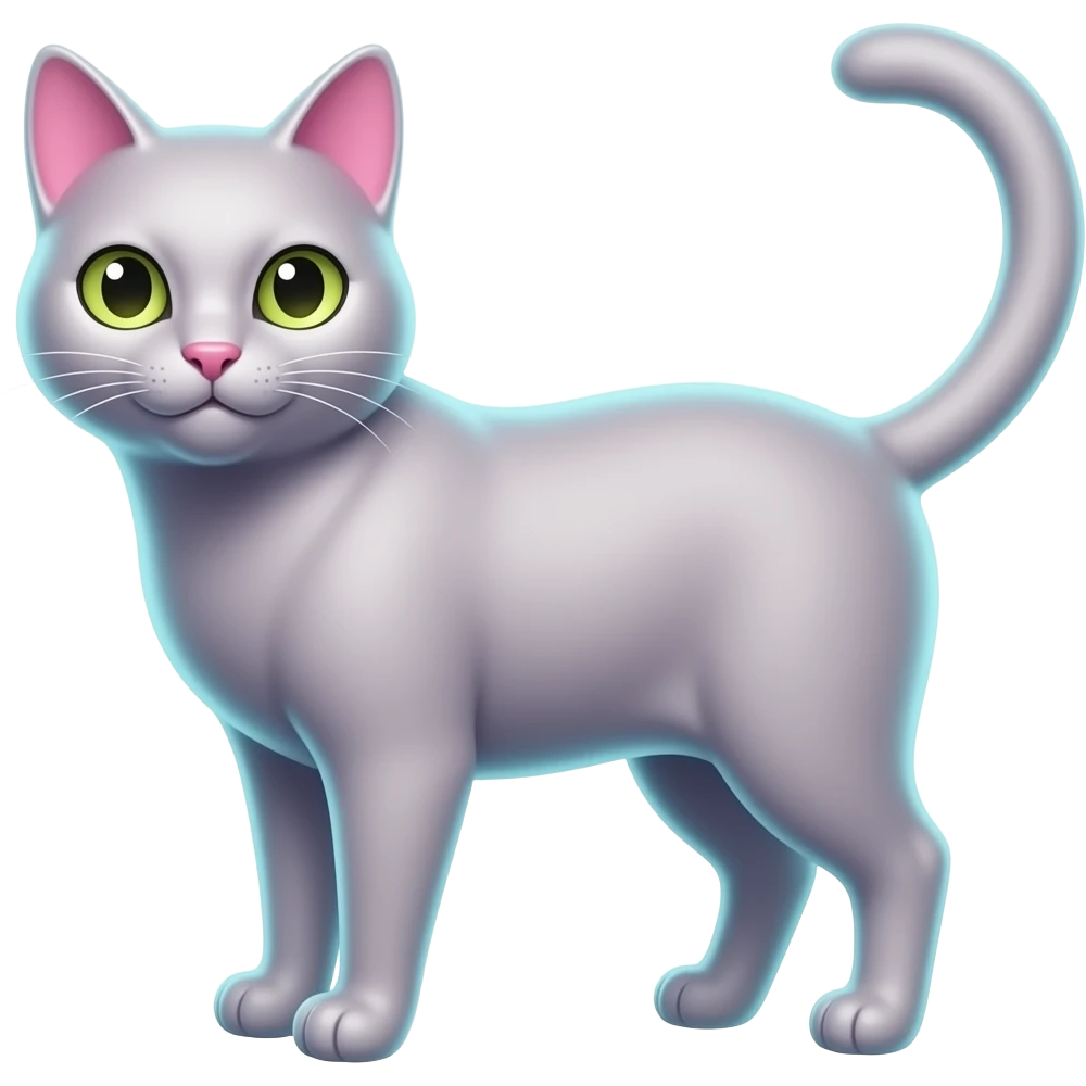 neon cat emoji