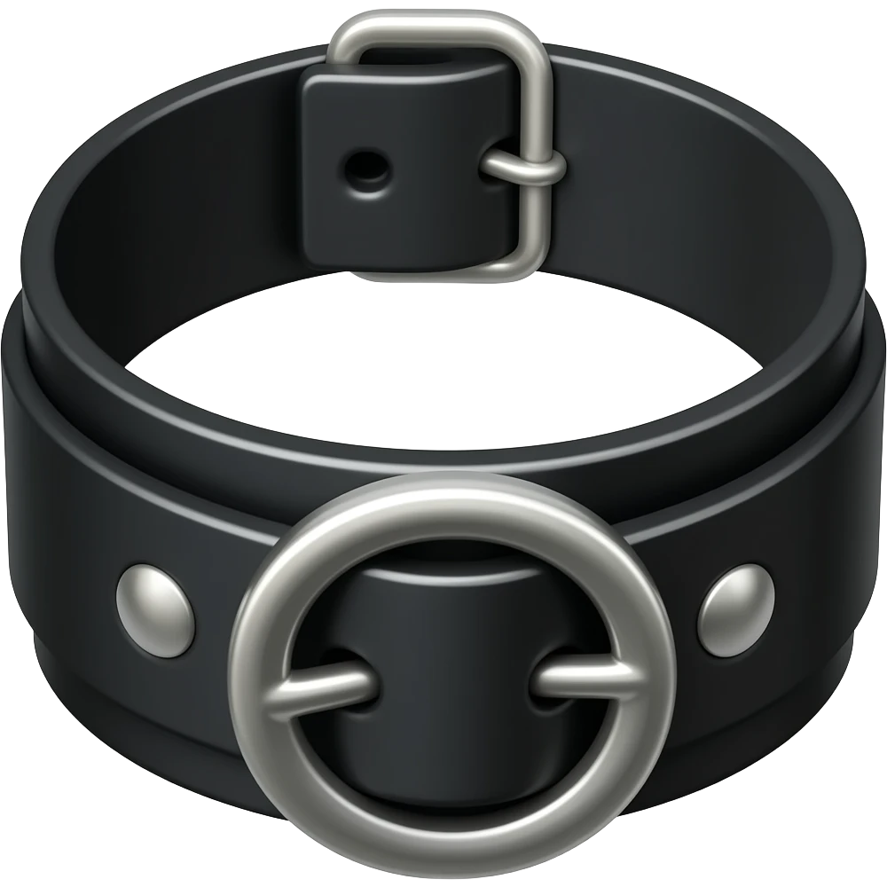 BDSM collar emoji