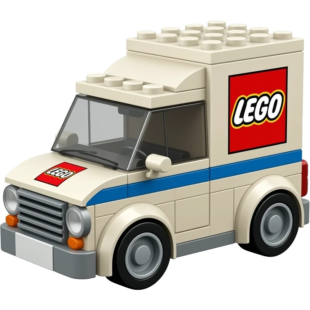 lego delivery mini car emoji