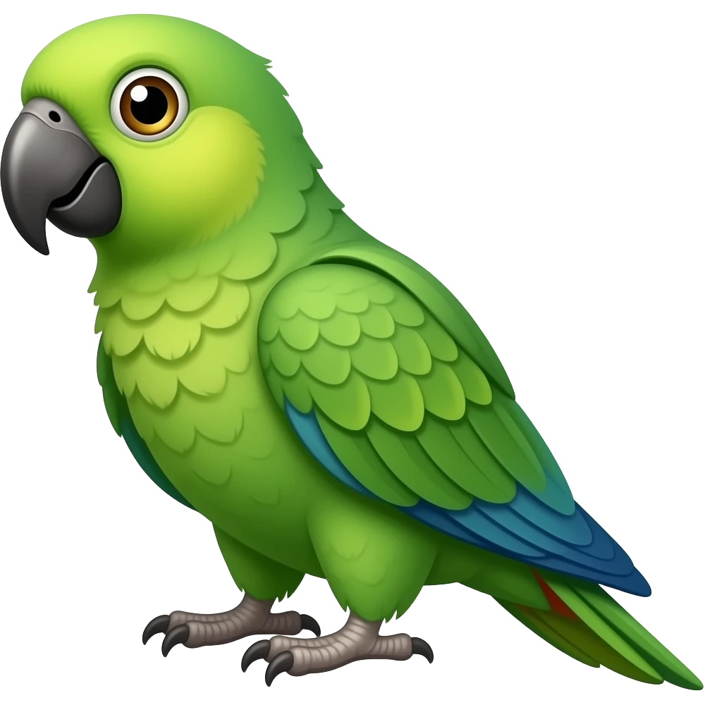 green parrot emoji