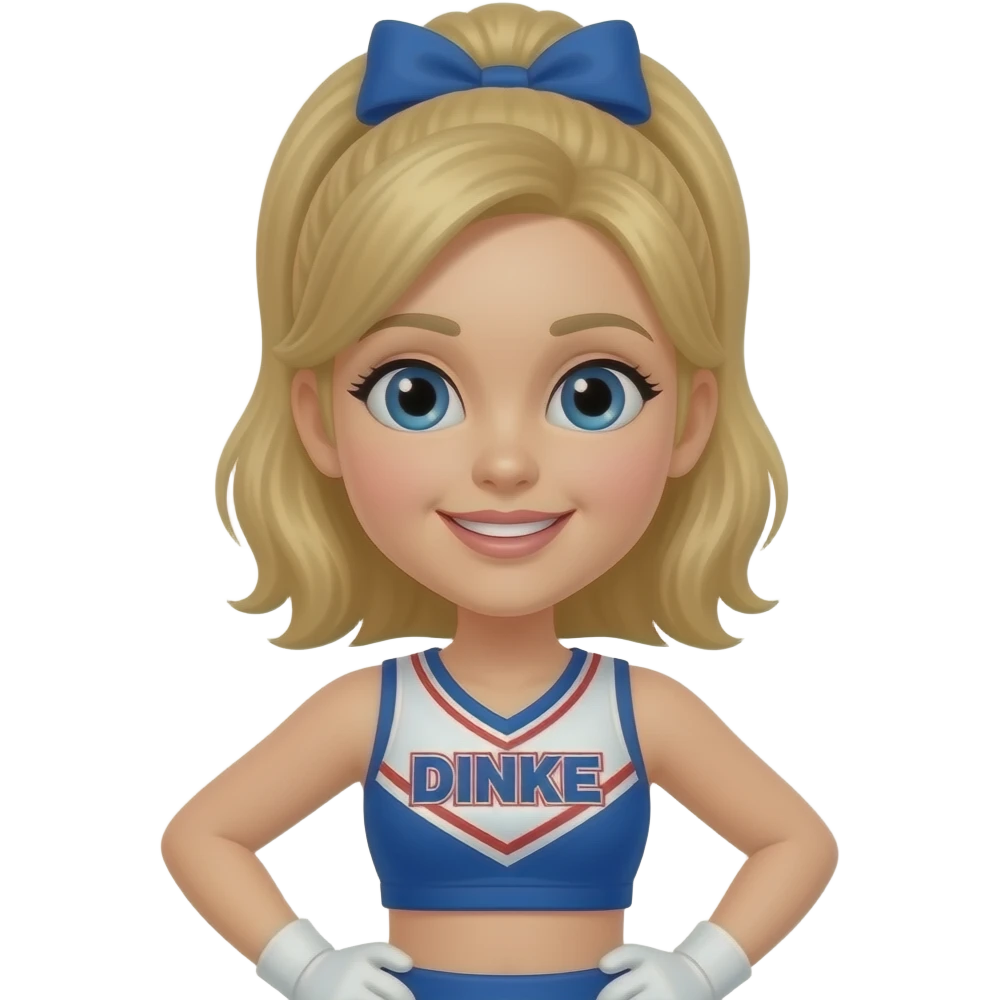 Cheerleader emoji