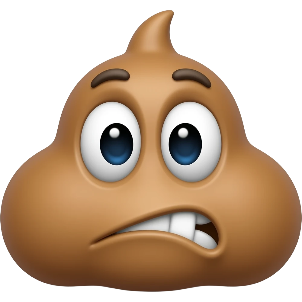Make the booger emoji