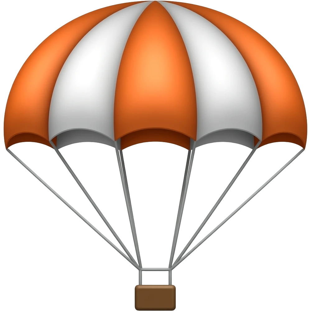 Parachut emoji