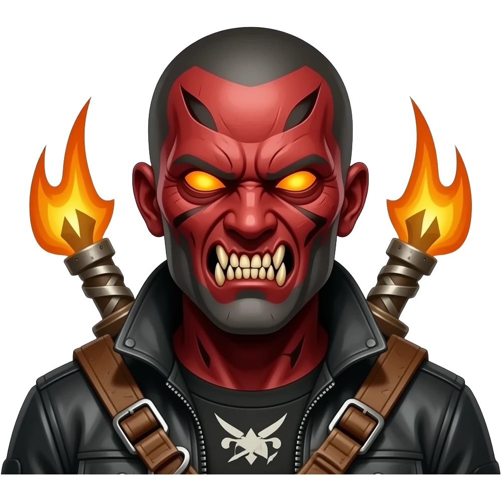 Doom Slayer in Hell emoji