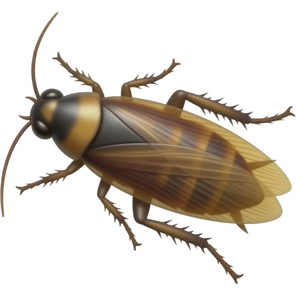 There is a cockroach in profile emoji
