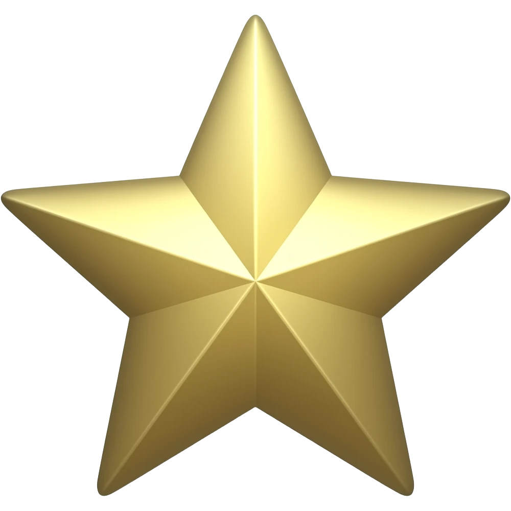 Four point star emoji