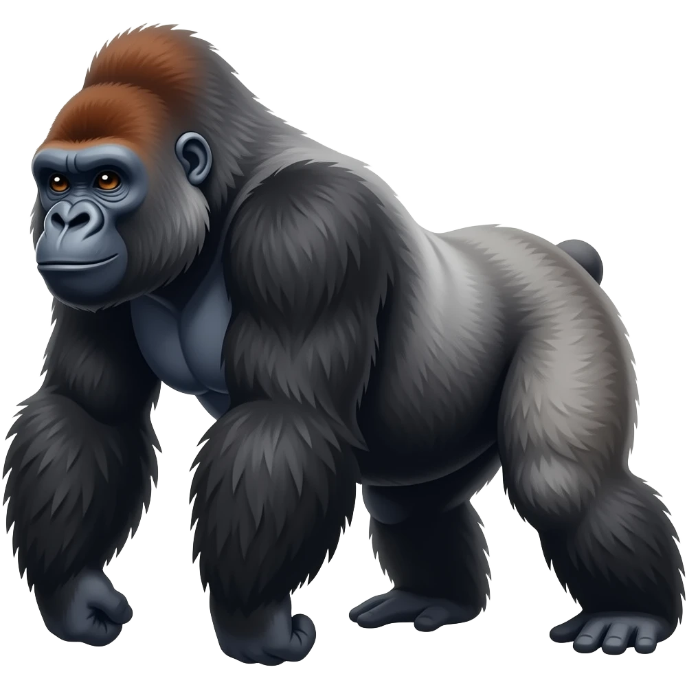 a gorilla emoji