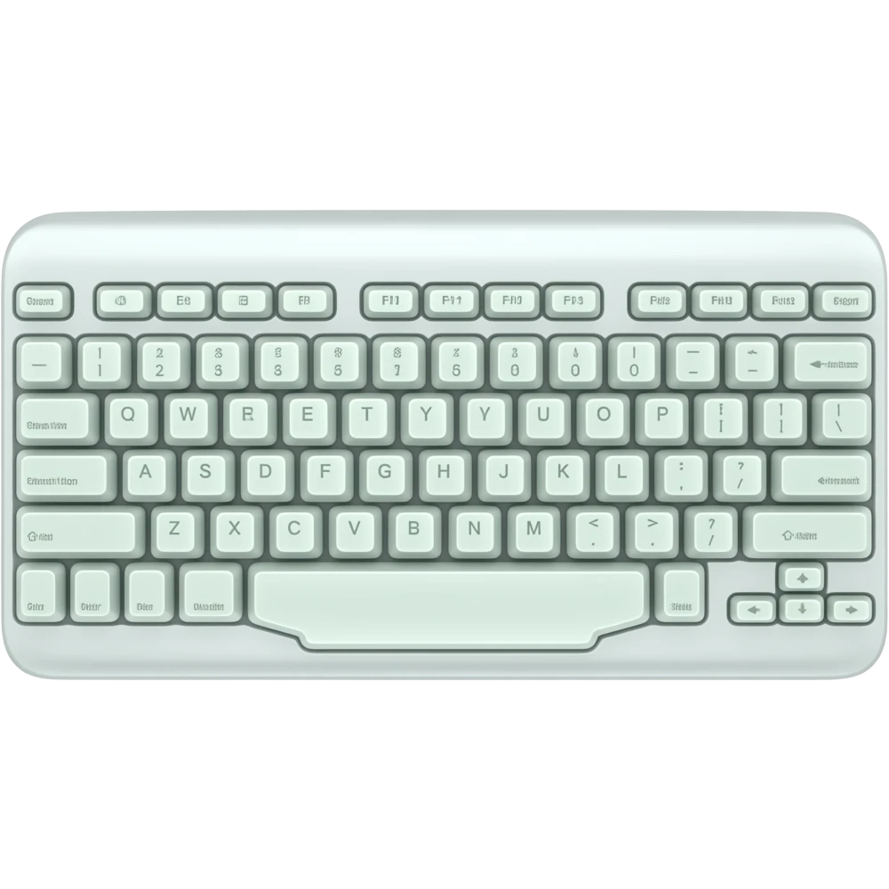 키보드 민트 그레이 회색 emoji