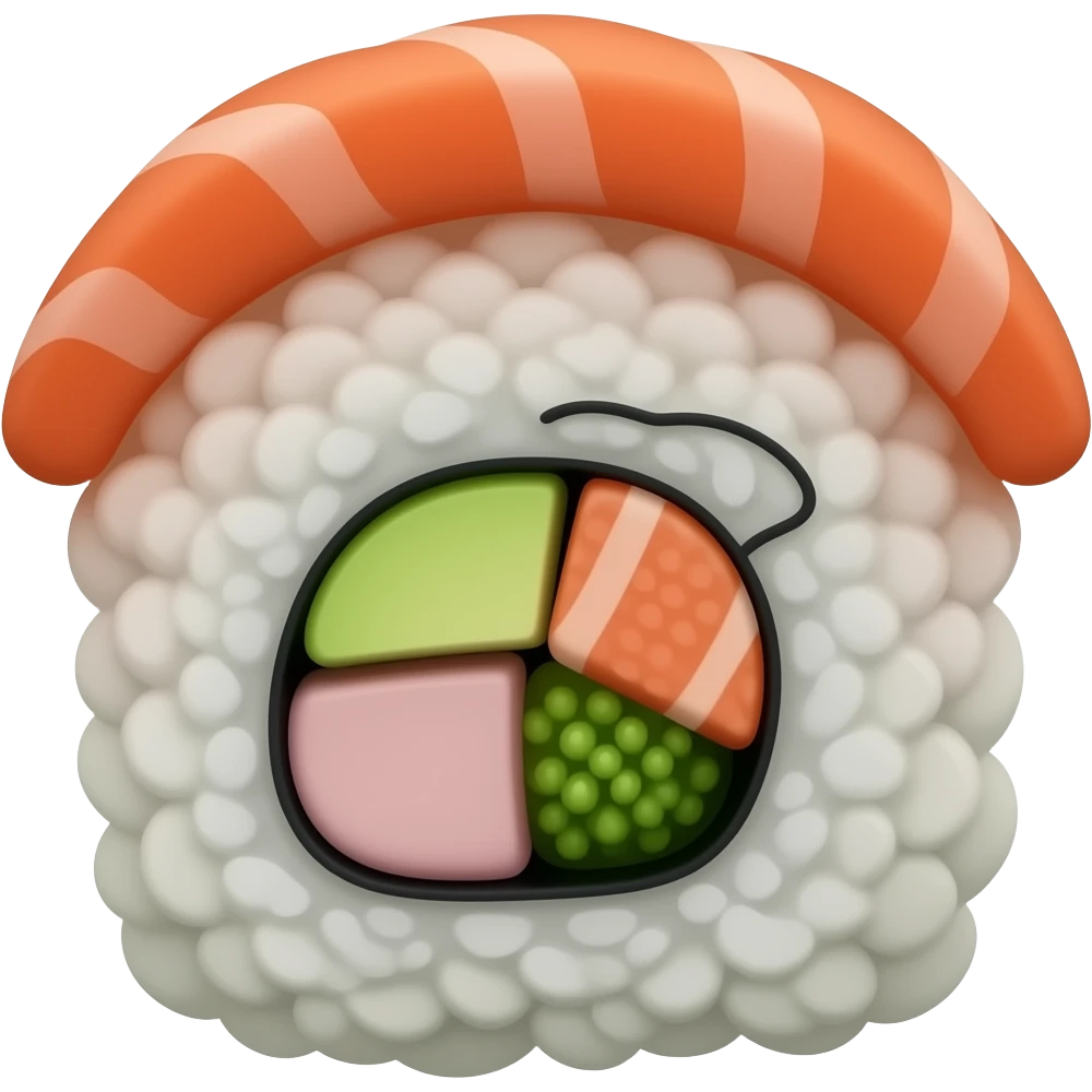 white sushi emoji