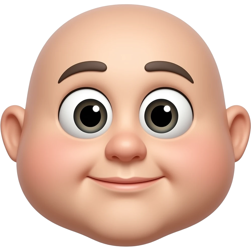 swollen face like a baloon emoji