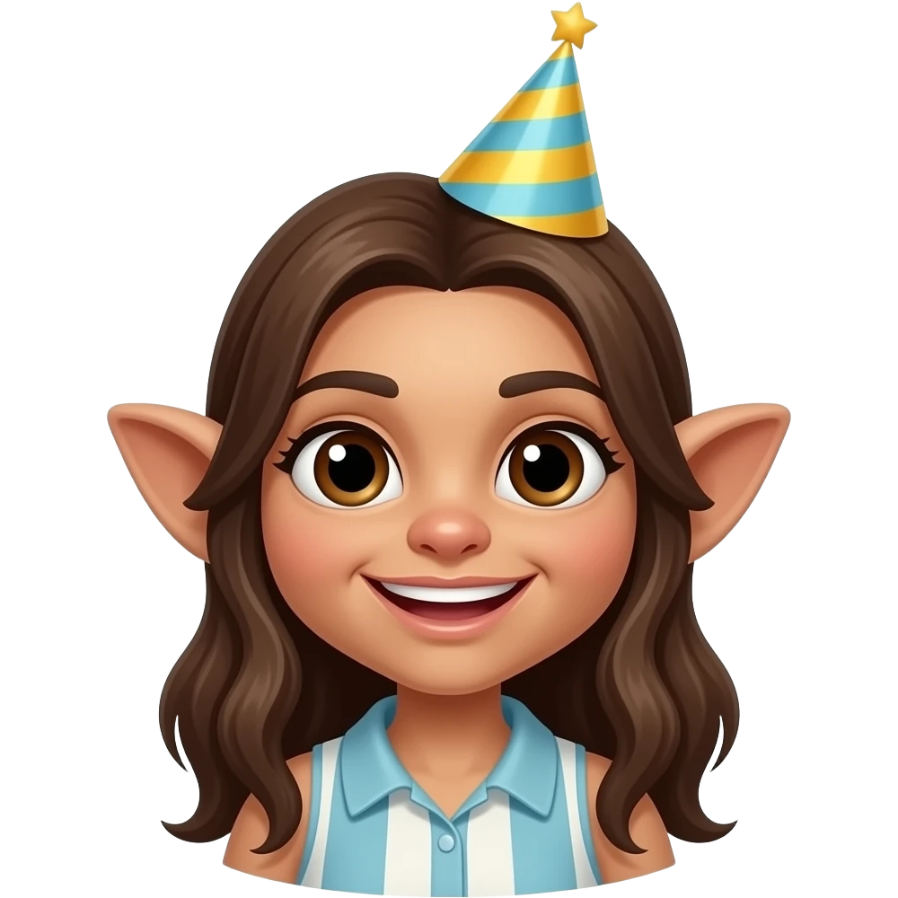 Female happy birthday  Ewok emoji