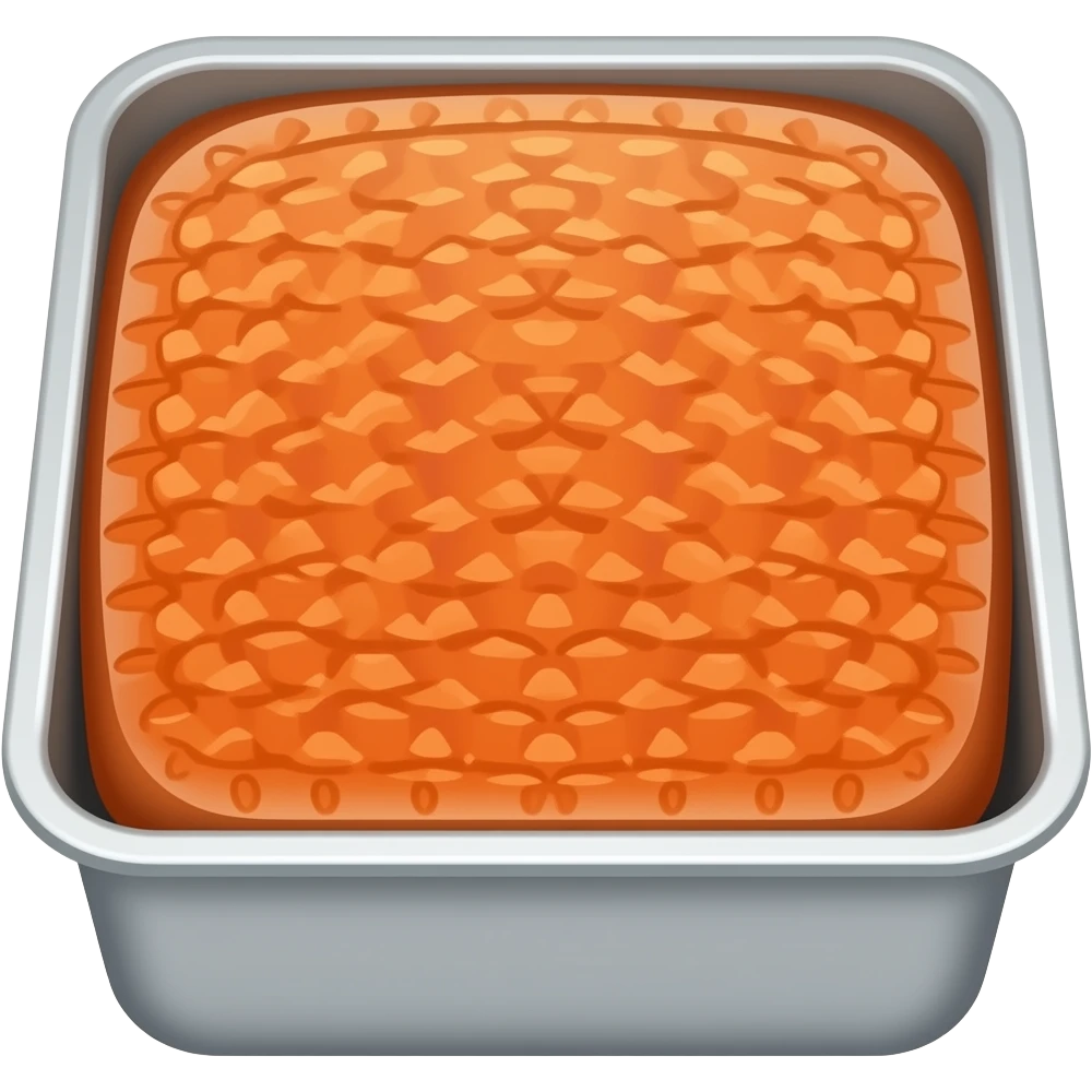 Heated food tray emoji