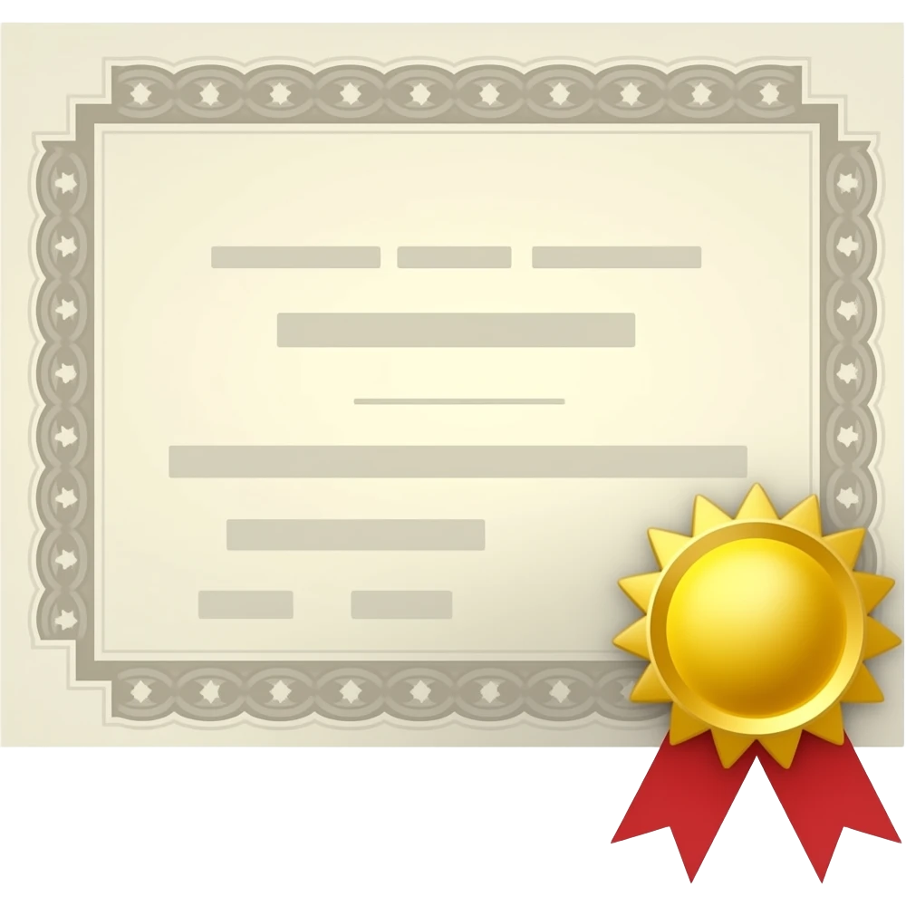 Certificat emoji