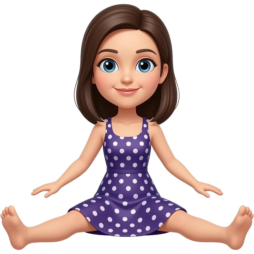 Spread legs lady emoji