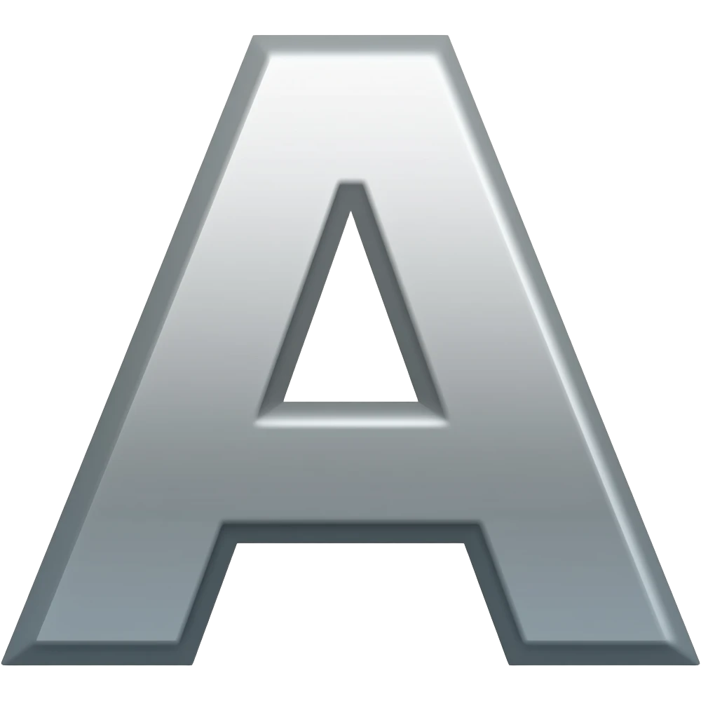 Letter A emoji