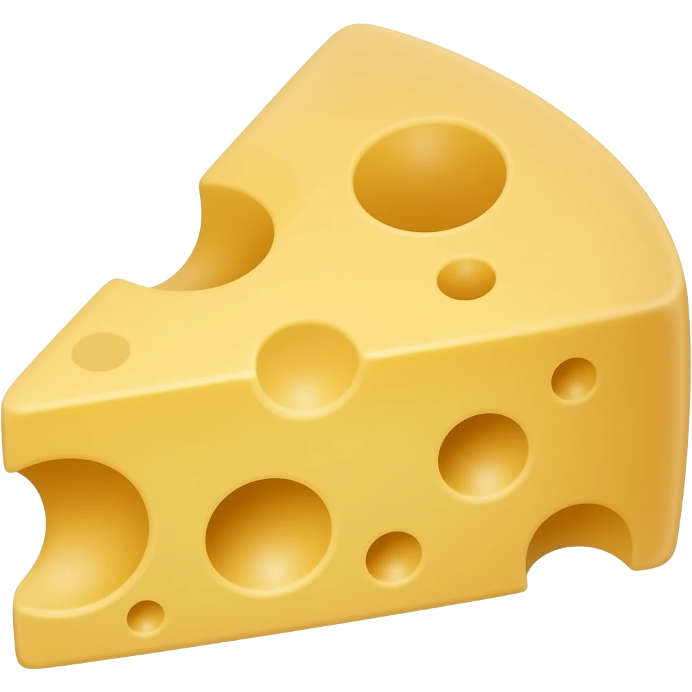 Aged cheese emoji