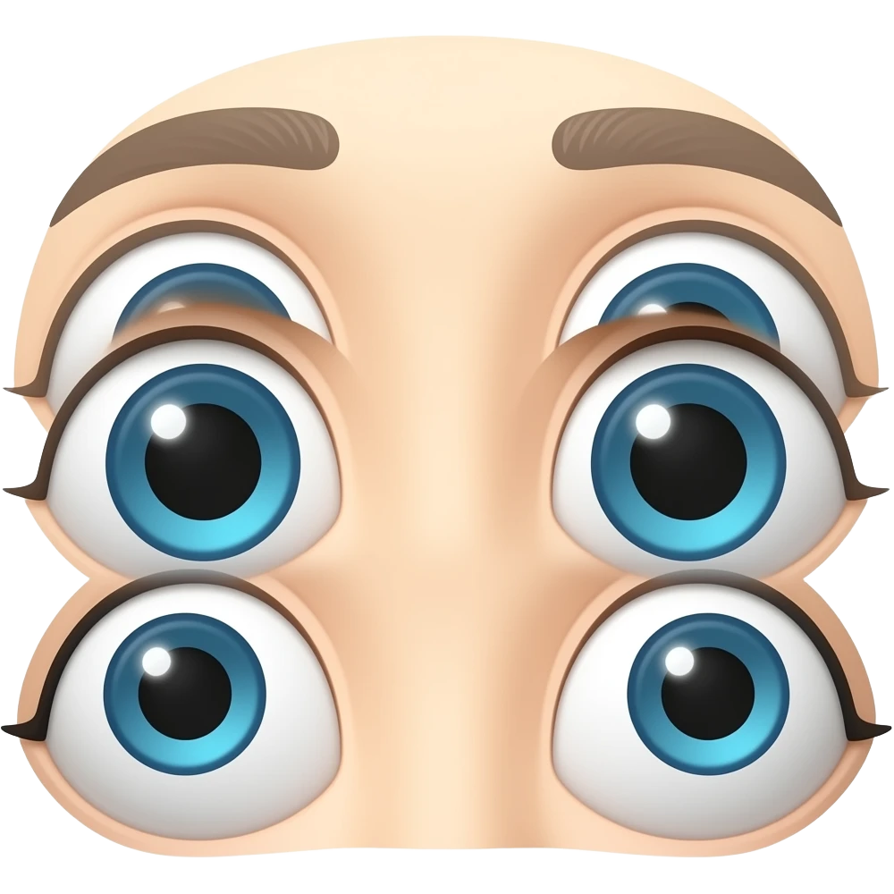 İKİ göz Çift emoji