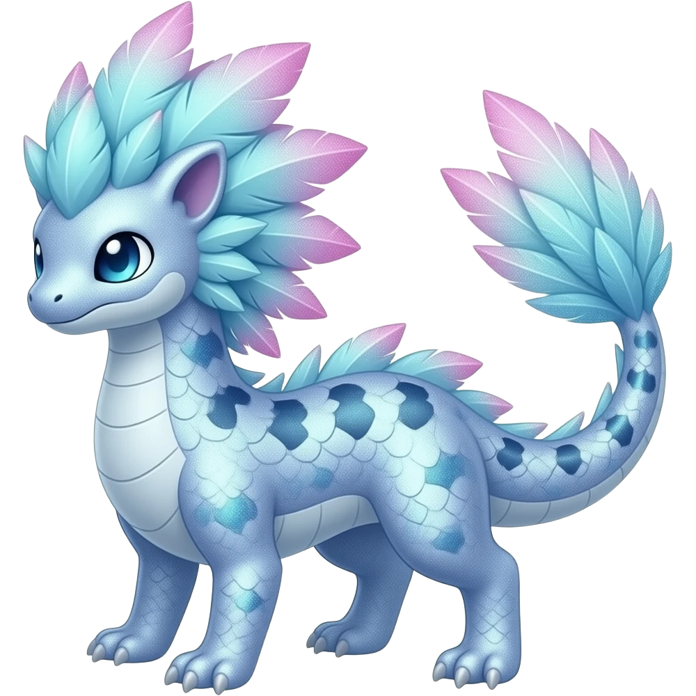 Shiny exotic feathery pastel glittery sparkling tropical bioluminescent edgy cool Salandit-Salamence-Ekans-Seviper-Salazzle-Fakemon-hybrid emoji