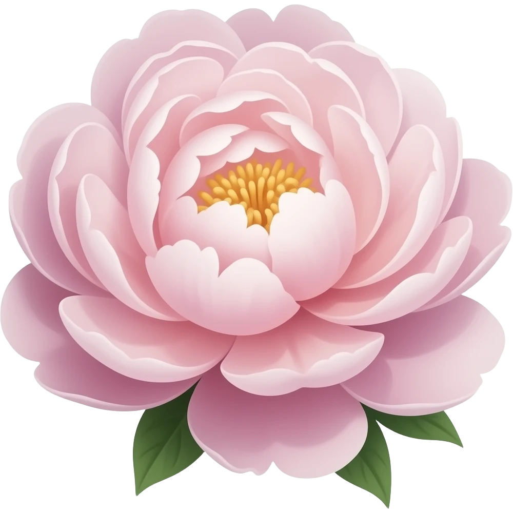 Peony emoji