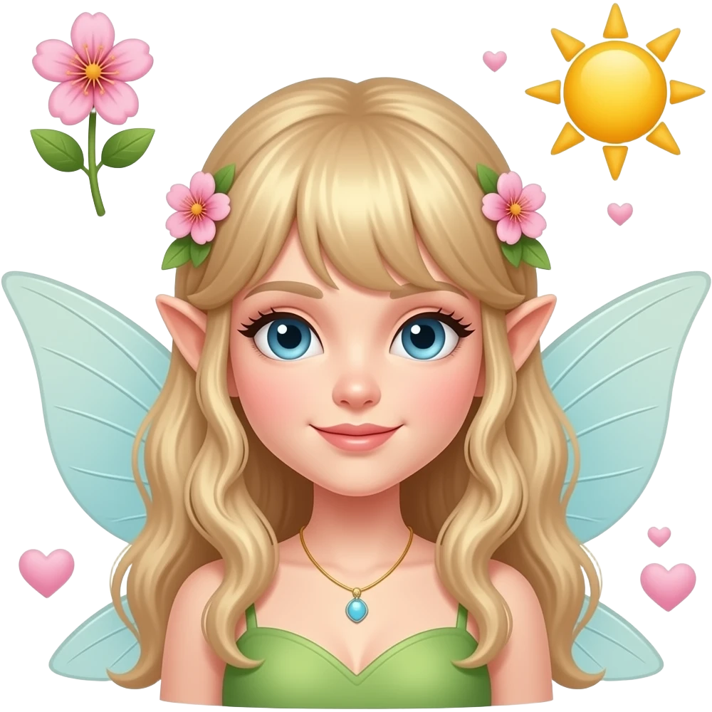 🧝🏻‍♀️🌼💗🧚🏻‍♀️🌞🌸 emoji