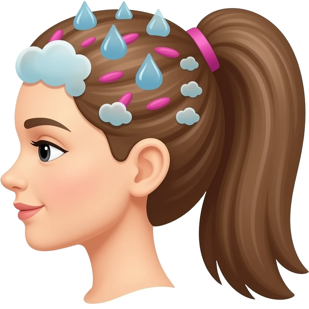 hair spa emoji