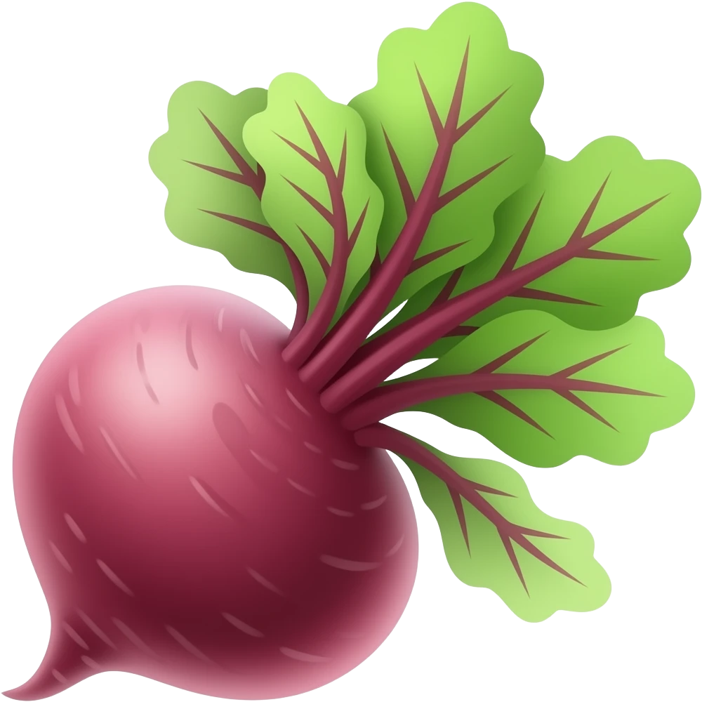 Beetroot cinematic realistic emoji