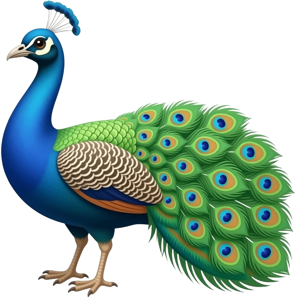 Peacock emoji