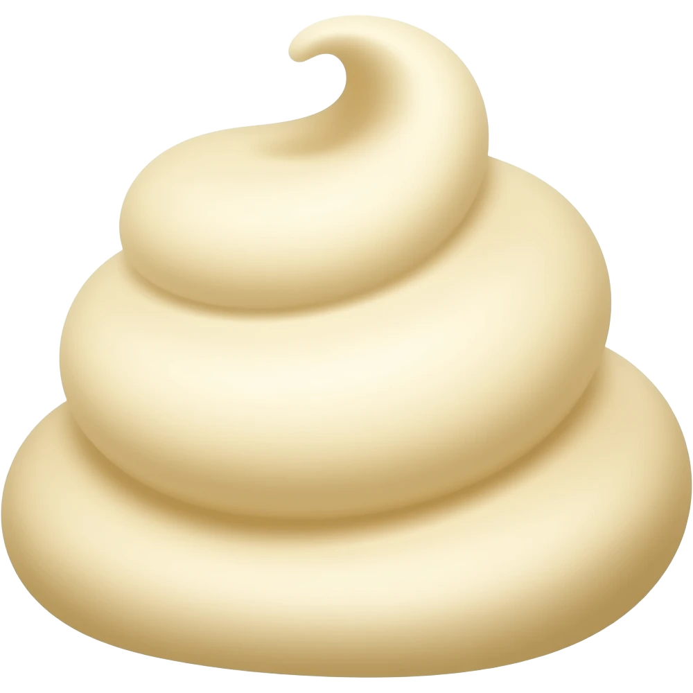 Scoops of Vanilla ice cream emoji