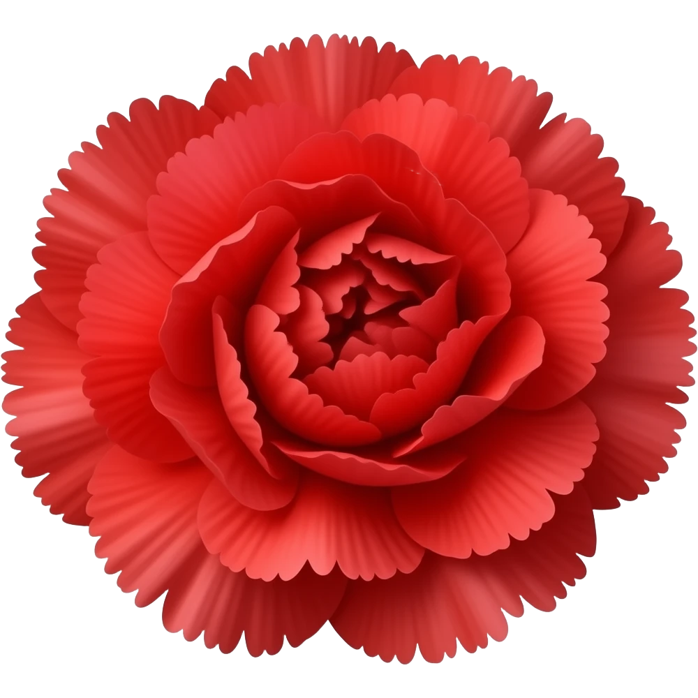 red carnation emoji