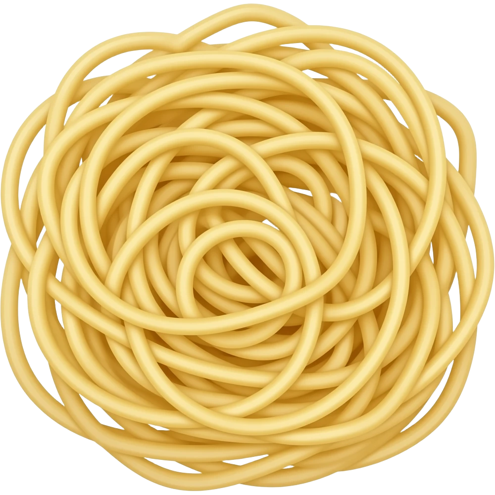 plain noodles emoji