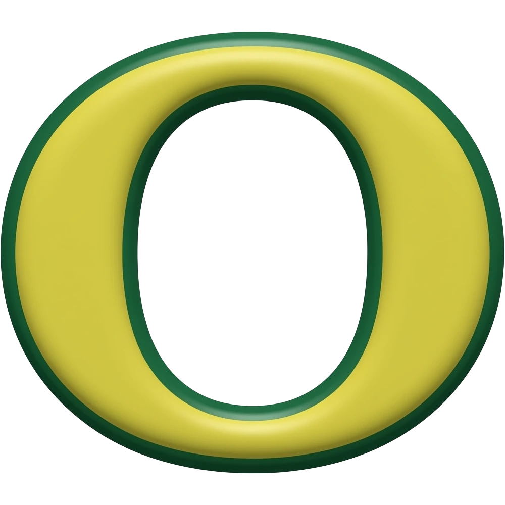 university of oregon “O” emoji