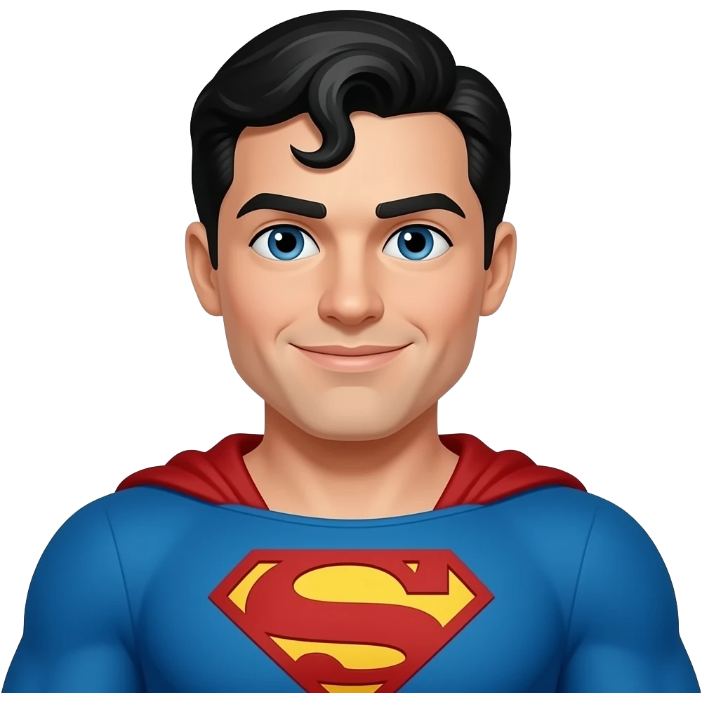 Make superman emoji