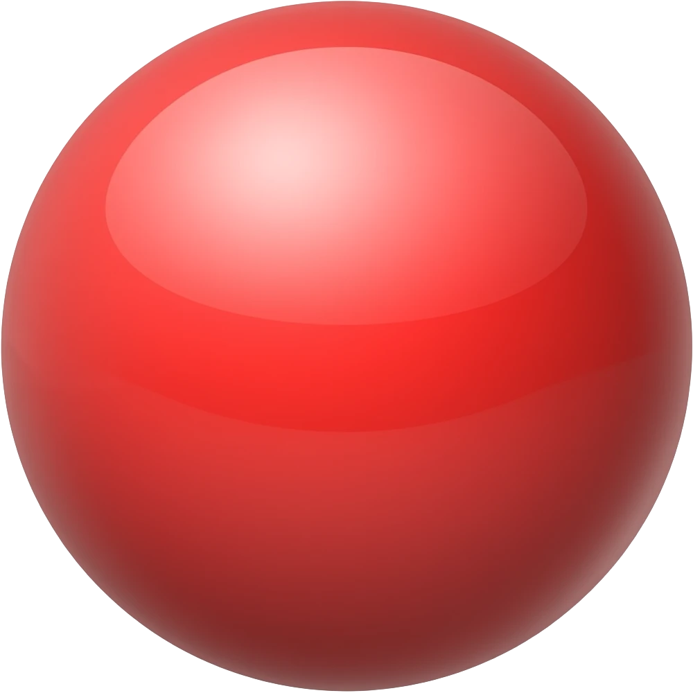 red ball emoji